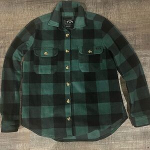 Billabong soft fabric plaid flannel